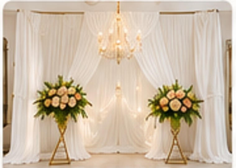 Draped Backdrop